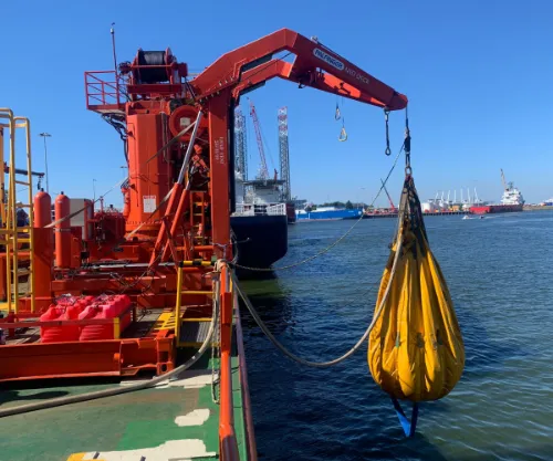 Palfinger crane Load test